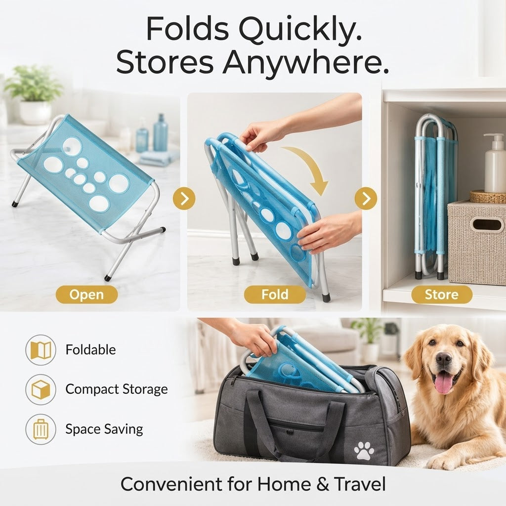 Pet Grooming Hammock Station