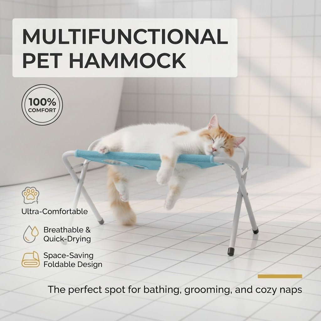 Pet Grooming Hammock Station